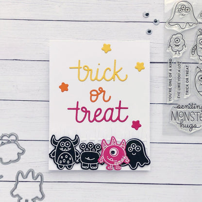 "Trick or Treat" Words Metal Cutting Dies