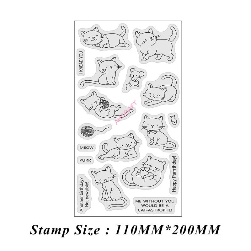 Cat Series Dies & Stamps Set