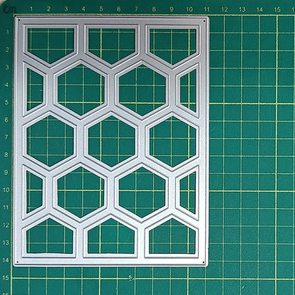 Honeycomb Hollow Background Board Cutting Dies