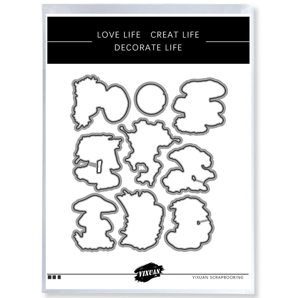 Mushroom Theme Dies & Stamps Set