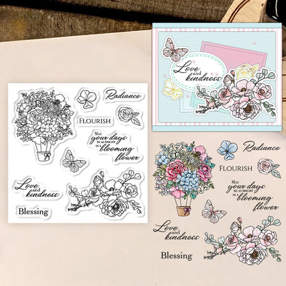 Spring Flowers Clear Stamps