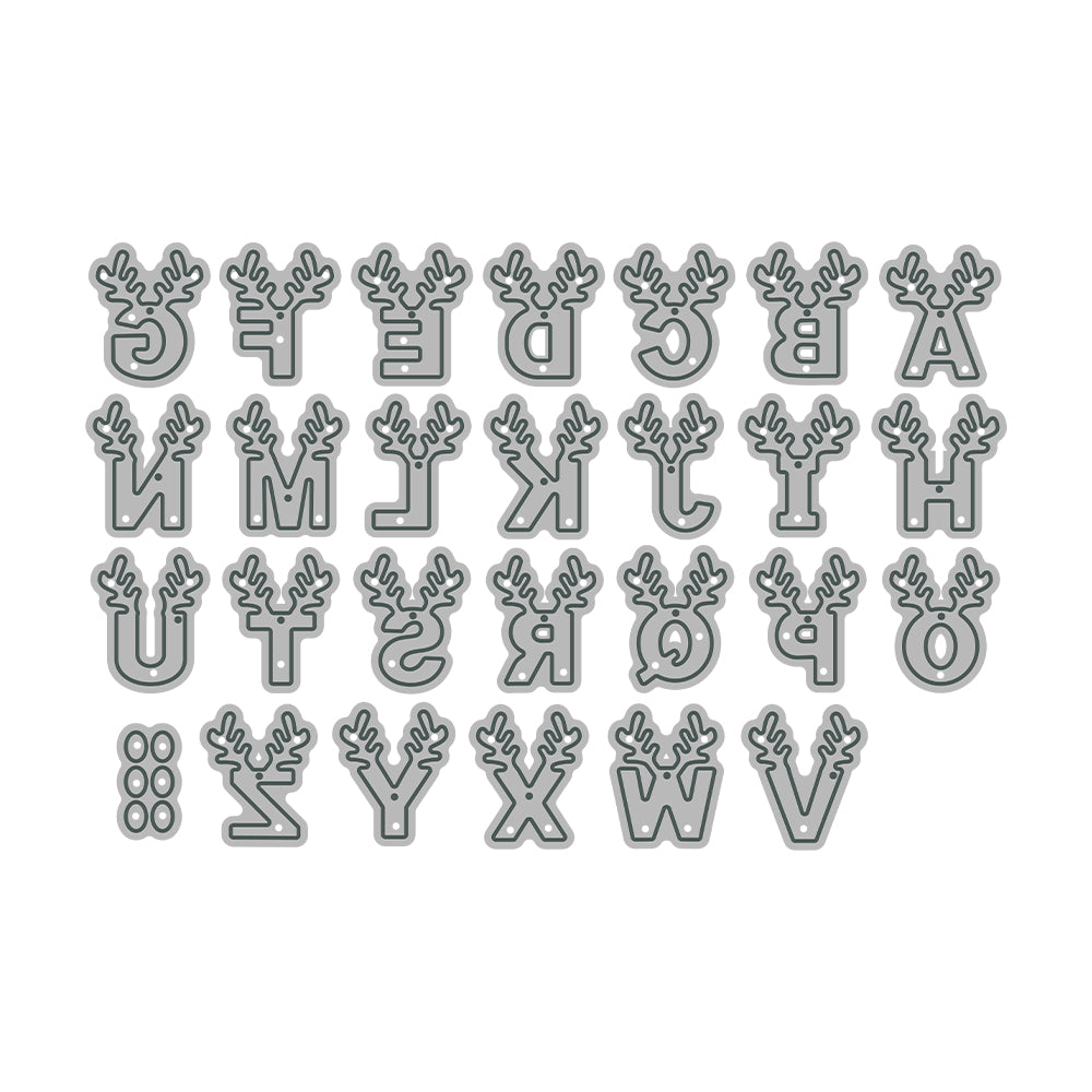 26 English Letters Cutting Dies