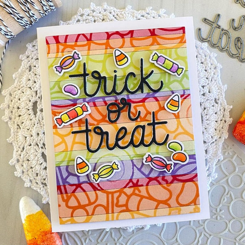 "Trick or Treat" Words Metal Cutting Dies