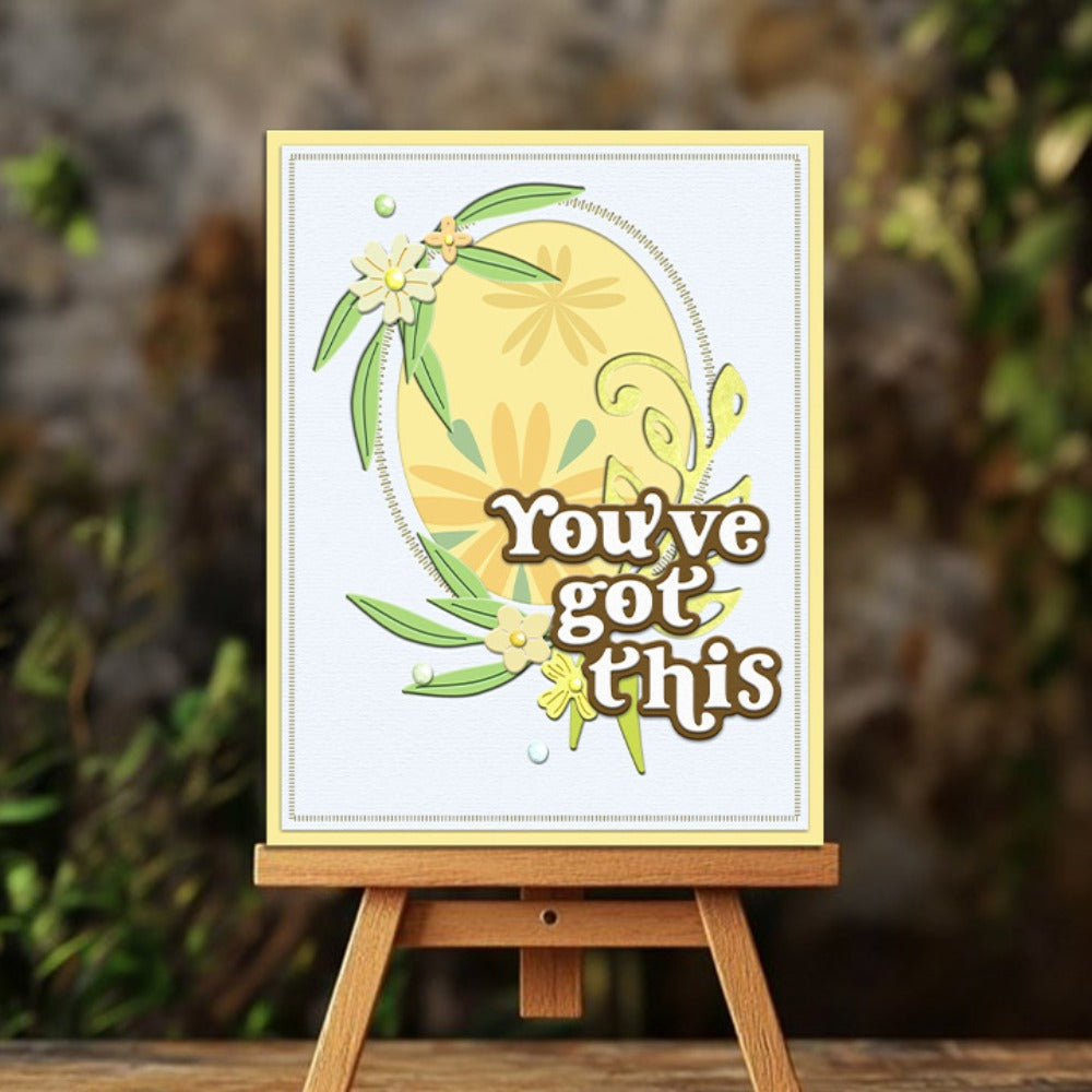 "You've Got This" Phrase Metal Cutting Dies