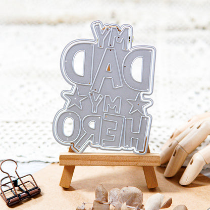 Father's Day Words Metal Cutting Dies