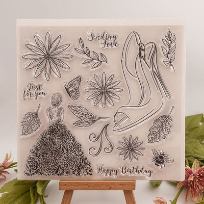 Beauty High Heels Clear Stamps