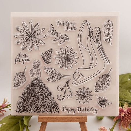 Beauty High Heels Clear Stamps