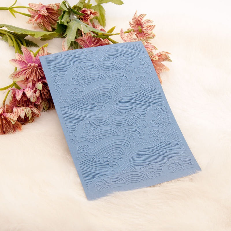 Water Pattern Emboss Sea Water Wave Plastic Embossing Folder – Memorycraftmall