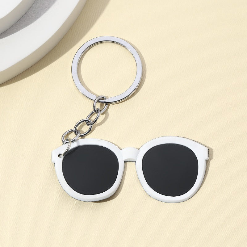 Cute Silicone Glasses Keychain