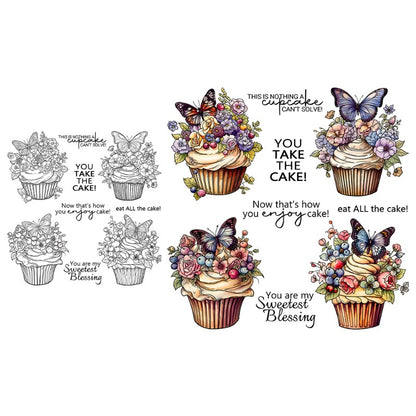 Sweet Cupcakes Clear Stamps