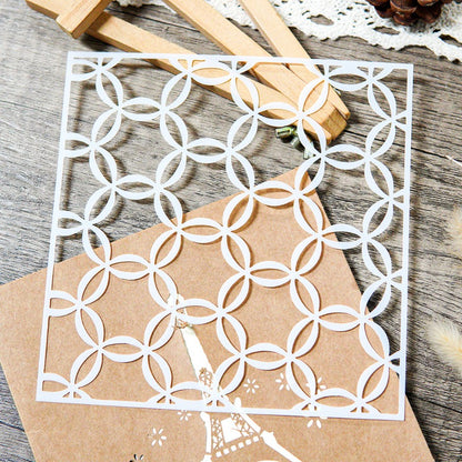 Wreath DIY Painting Hollow Stencil