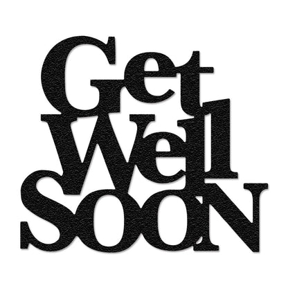 "GET WELL SOON" Words Metal Cutting Dies