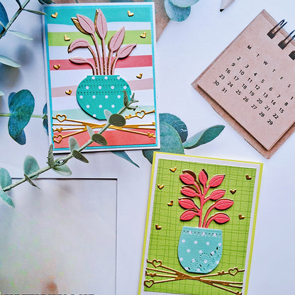 Small Potted Plants Metal Cutting Dies