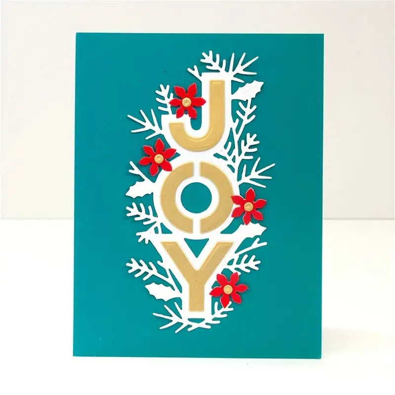 Joy Words Decor Metal Cutting Dies