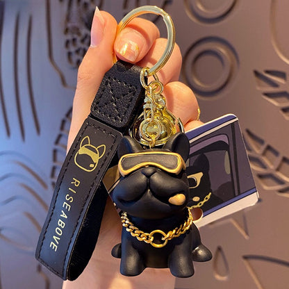 Trendy Bulldog Keychain