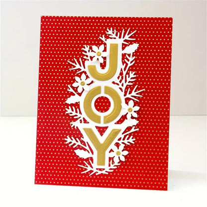 Joy Words Decor Metal Cutting Dies