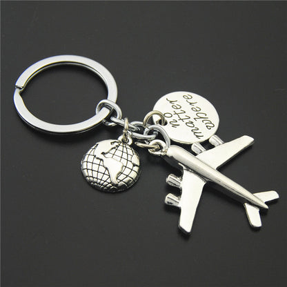 DIY Airplane Travel Keychains