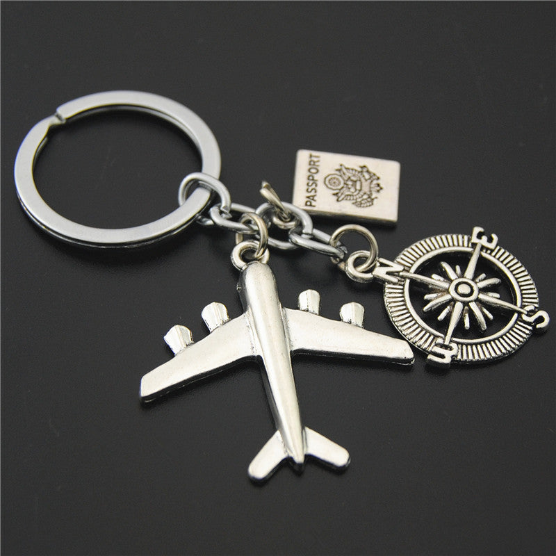 DIY Airplane Travel Keychains