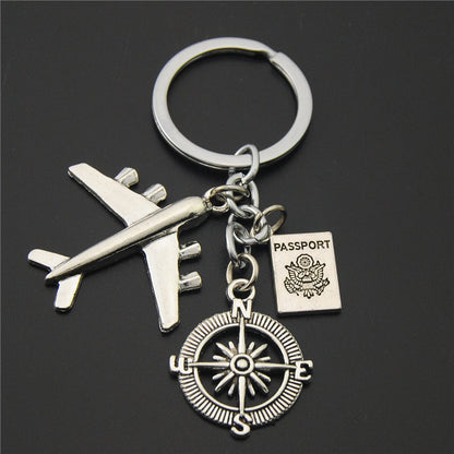 DIY Airplane Travel Keychains