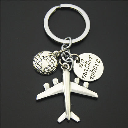 DIY Airplane Travel Keychains