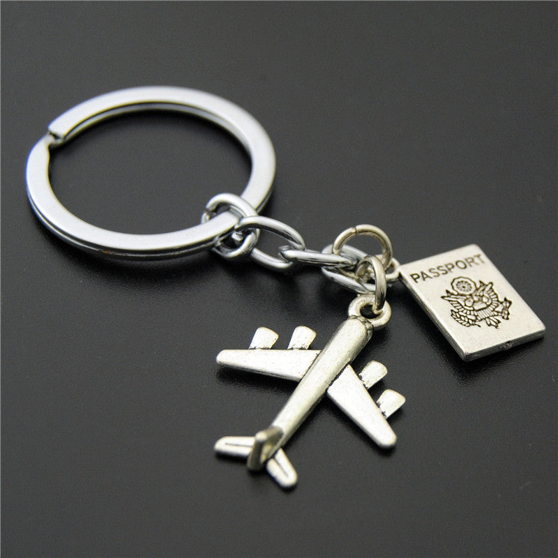 DIY Airplane Travel Keychains