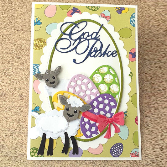 Easter Egg Set Metal Cutting Dies