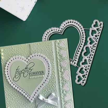 Heart-shaped Lace Metal Cutting Dies