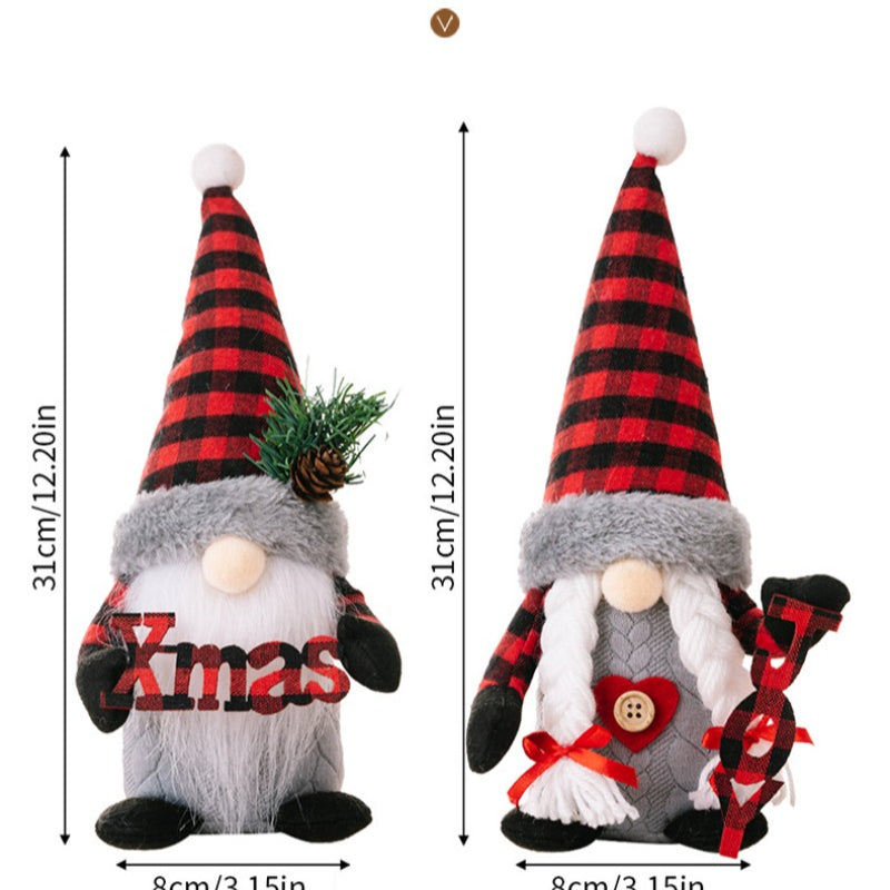 Christmas Gnome Plush Doll Decorations