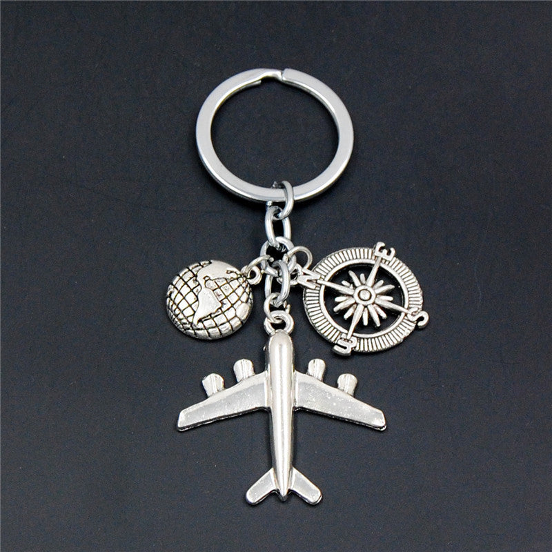 DIY Airplane Travel Keychains