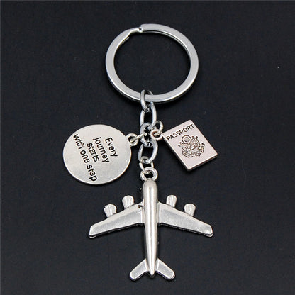 DIY Airplane Travel Keychains