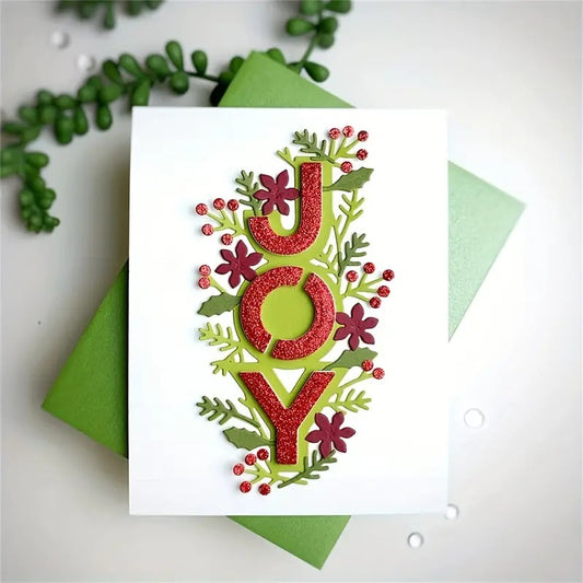 Joy Words Decor Metal Cutting Dies