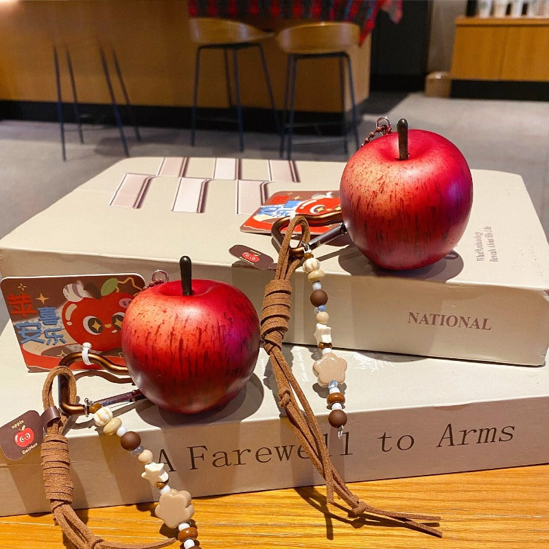 Creative Simulated Apple Keychain