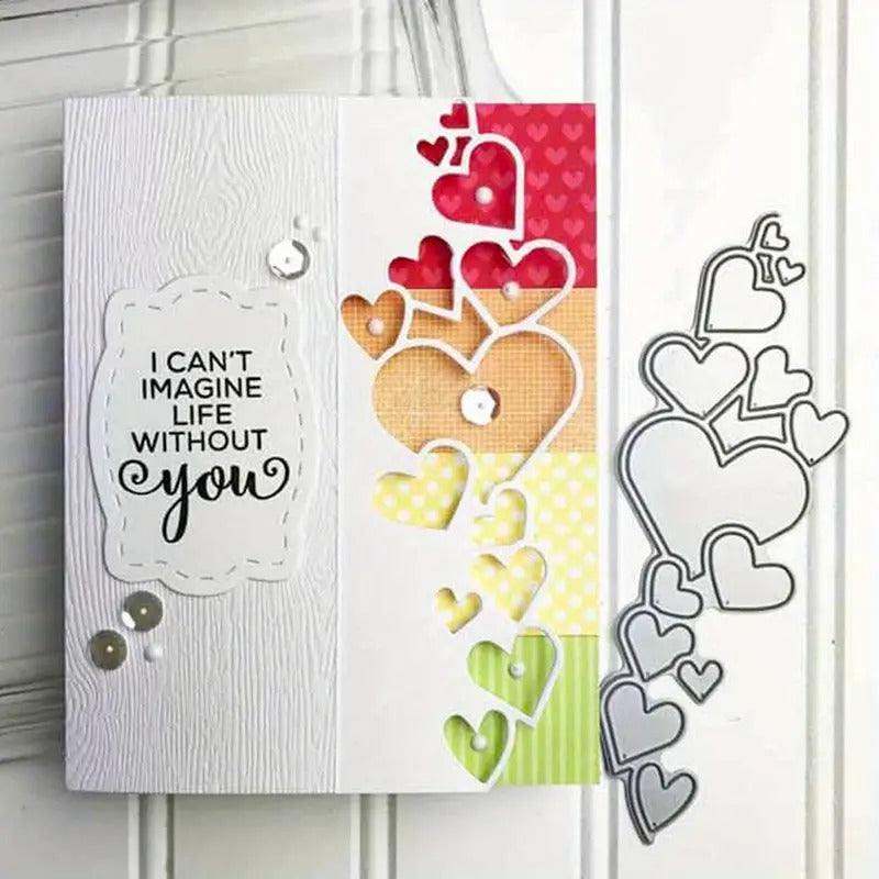 Multiple Love Border Metal Cutting Dies