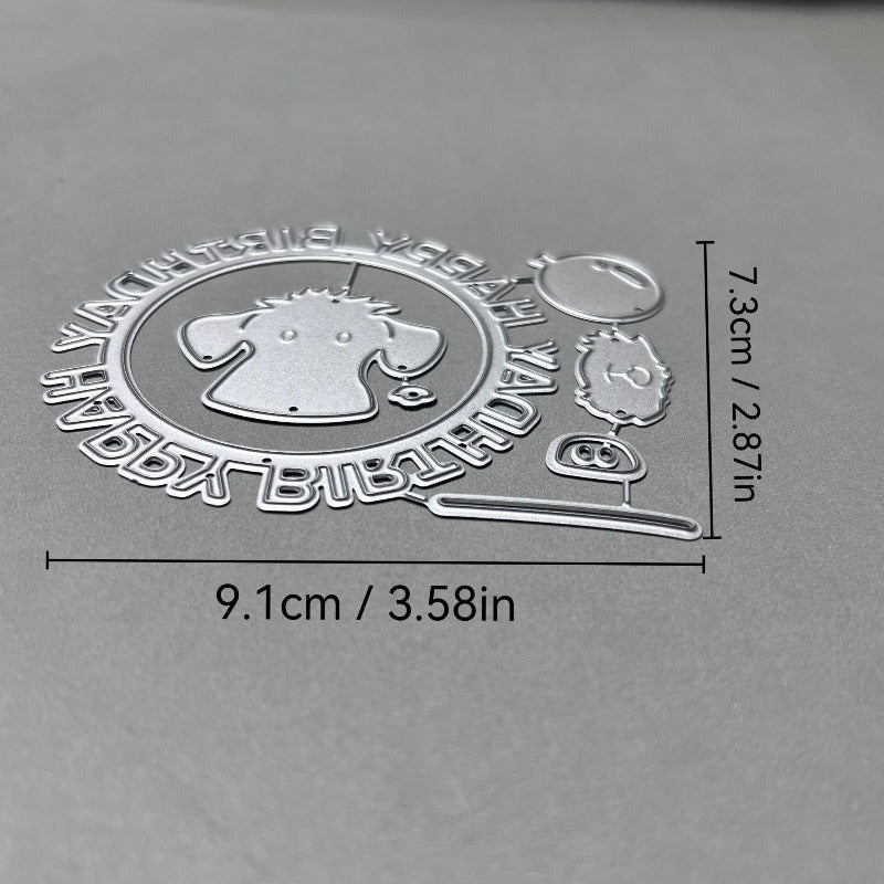 Birthday Cards Metal Cutting Dies