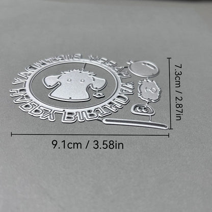 Birthday Cards Metal Cutting Dies
