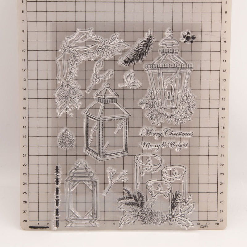 Lantern Candle Clear Stamps