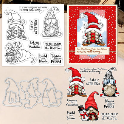 Christmas Gnome Dies & Stamps Set