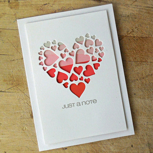 Mini Love Heart Background Frame Cutting Dies