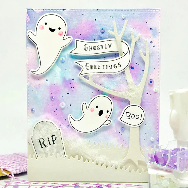 Halloween Ghost Pumpkin Cat Cutting Dies