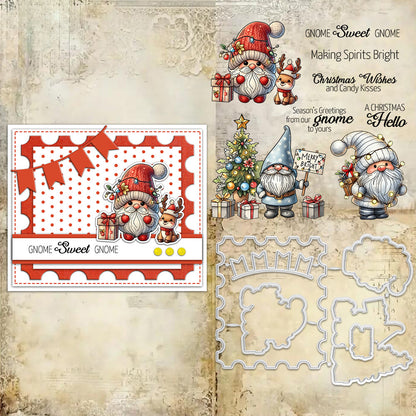 Christmas Gnome Dies & Stamps Set
