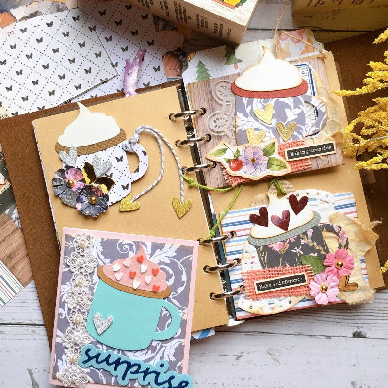 Cute Cream Mug Metal Cutting Dies