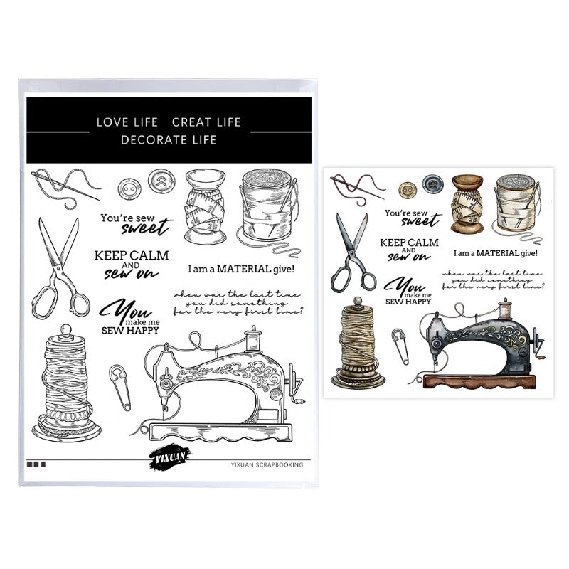 Sewing Machine Accessories Dies & Stamps Set