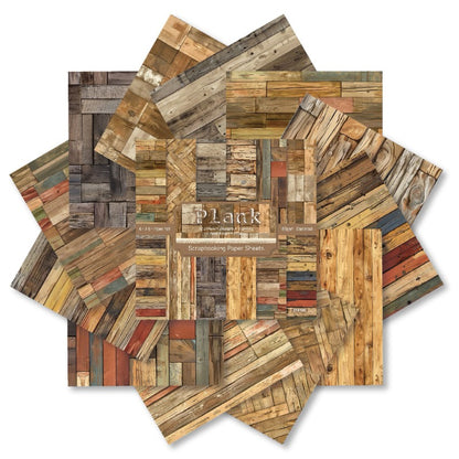 24PCS 6" Plank Scrapbook Paper & Cardstock