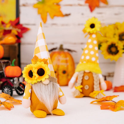 Thanksgiving Gnome Plush Doll Ornaments