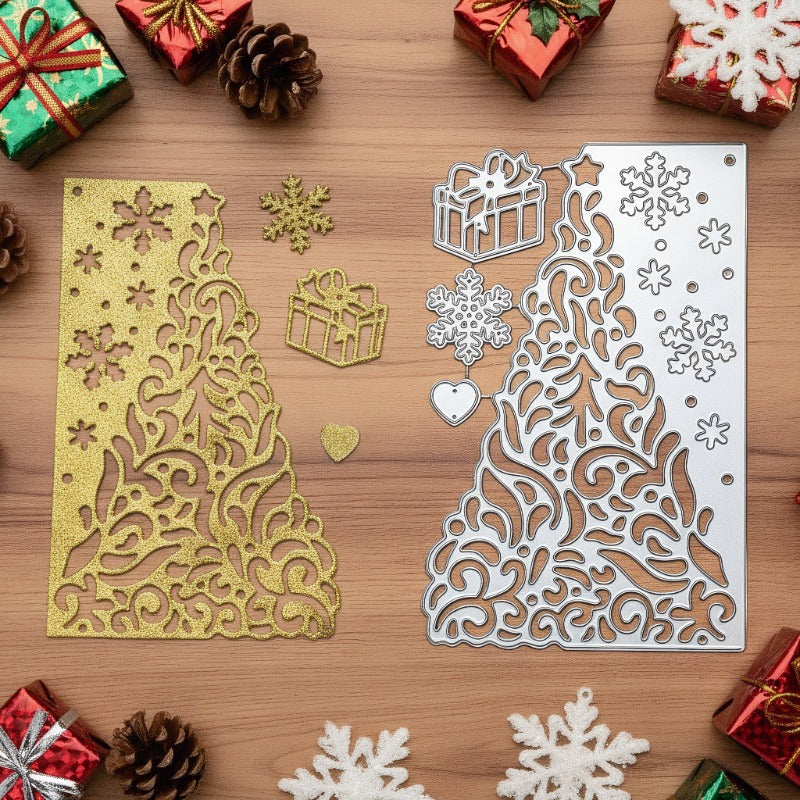 Christmas Tree Border Metal Cutting Dies