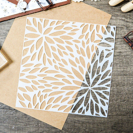 Petals DIY Painting Hollow Stencil