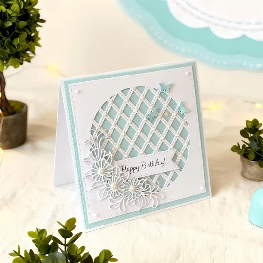 Circular Lace Hollowed-out Flower Cutting Dies