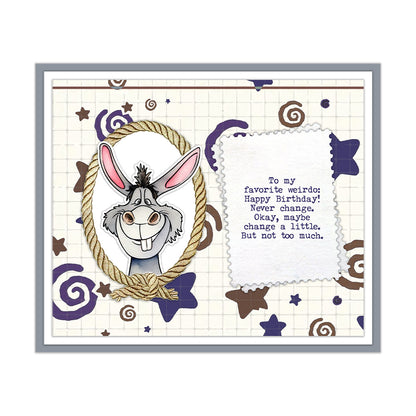 Humorous Animal World Dies & Stamps Set