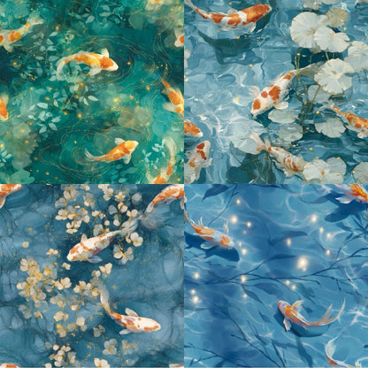 24PCS 6" Undine Scrapbook Paper & Cardstock