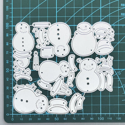 Cute Snowmen Metal Cutting Dies